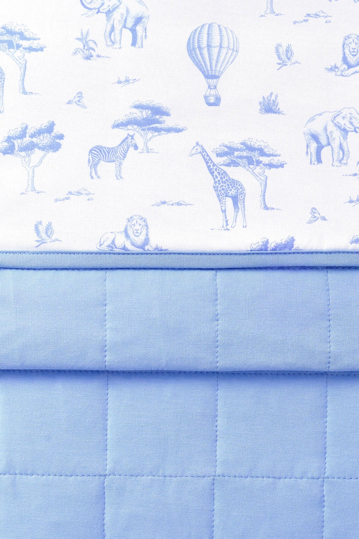 Baby Blanket in Toile Safari