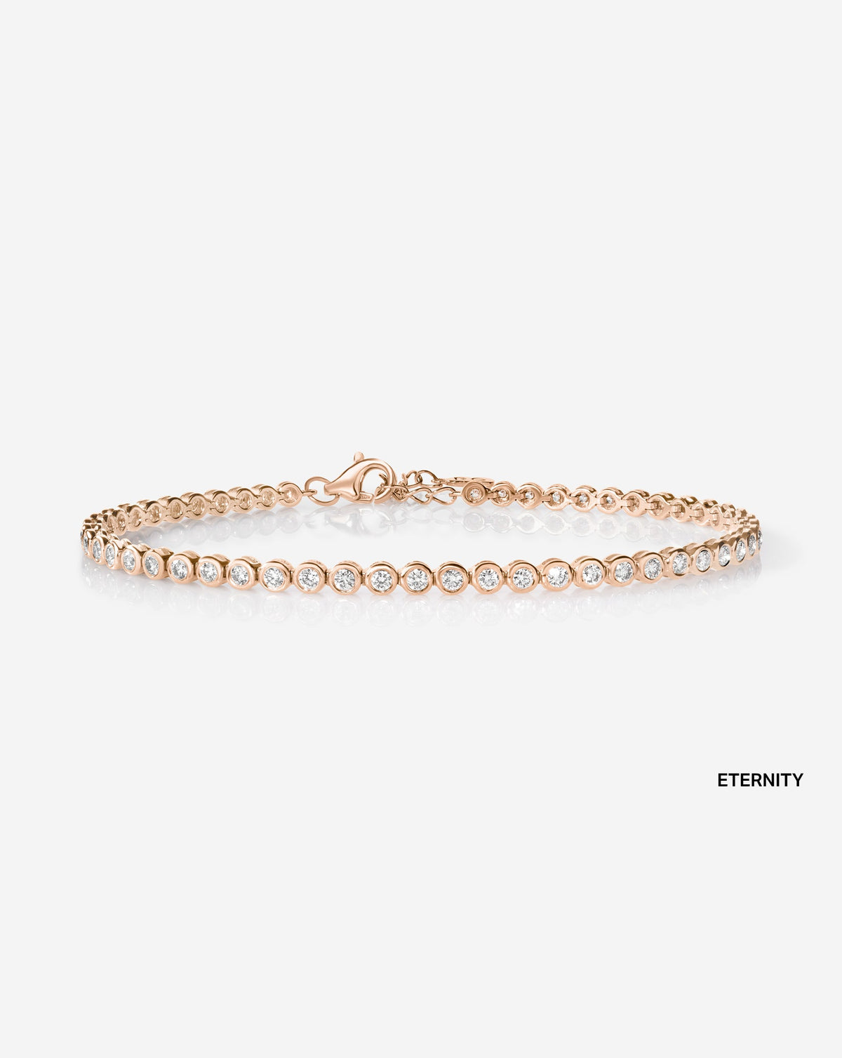 Bezel Mini Diamond Tennis Bracelet