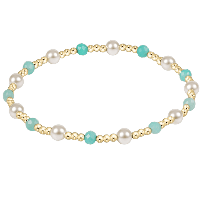Pearl Sincerity 4mm Gem Bracelet - Amazonite e.newton Designs BRACELET