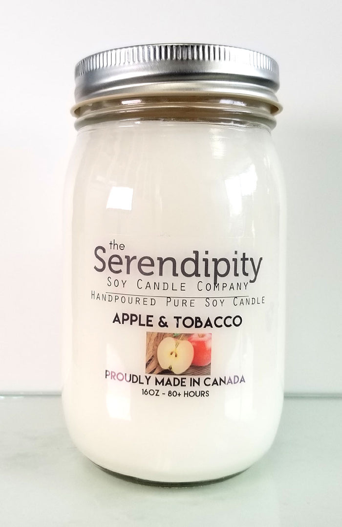 Serendipity Soy Wax Candle - Apple & Tobacco