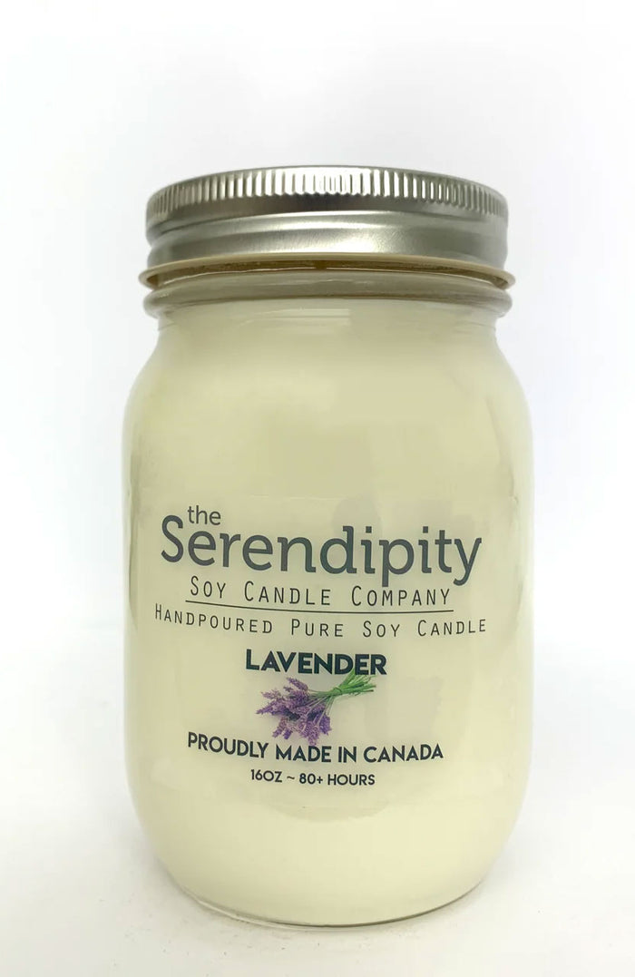 Serendipity Soy Wax Candle - Lavender