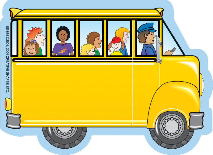 Mini Notepad - Bus with Kids - Creative Shapes Etc.