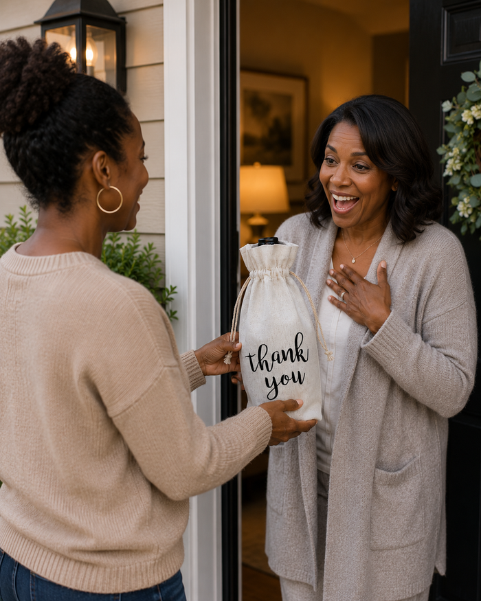THANK YOU - WINE BAG
