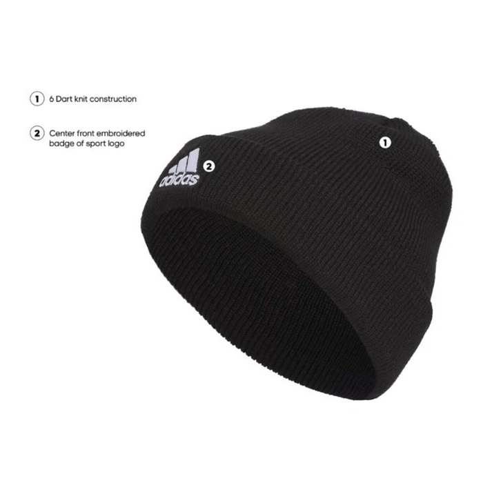 Adidas Youth Team Issue Fold Beanie – Black IQ5626