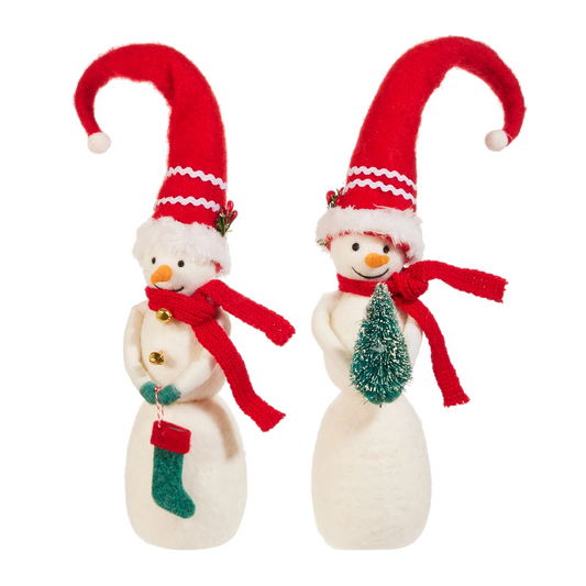 12” felt snowman