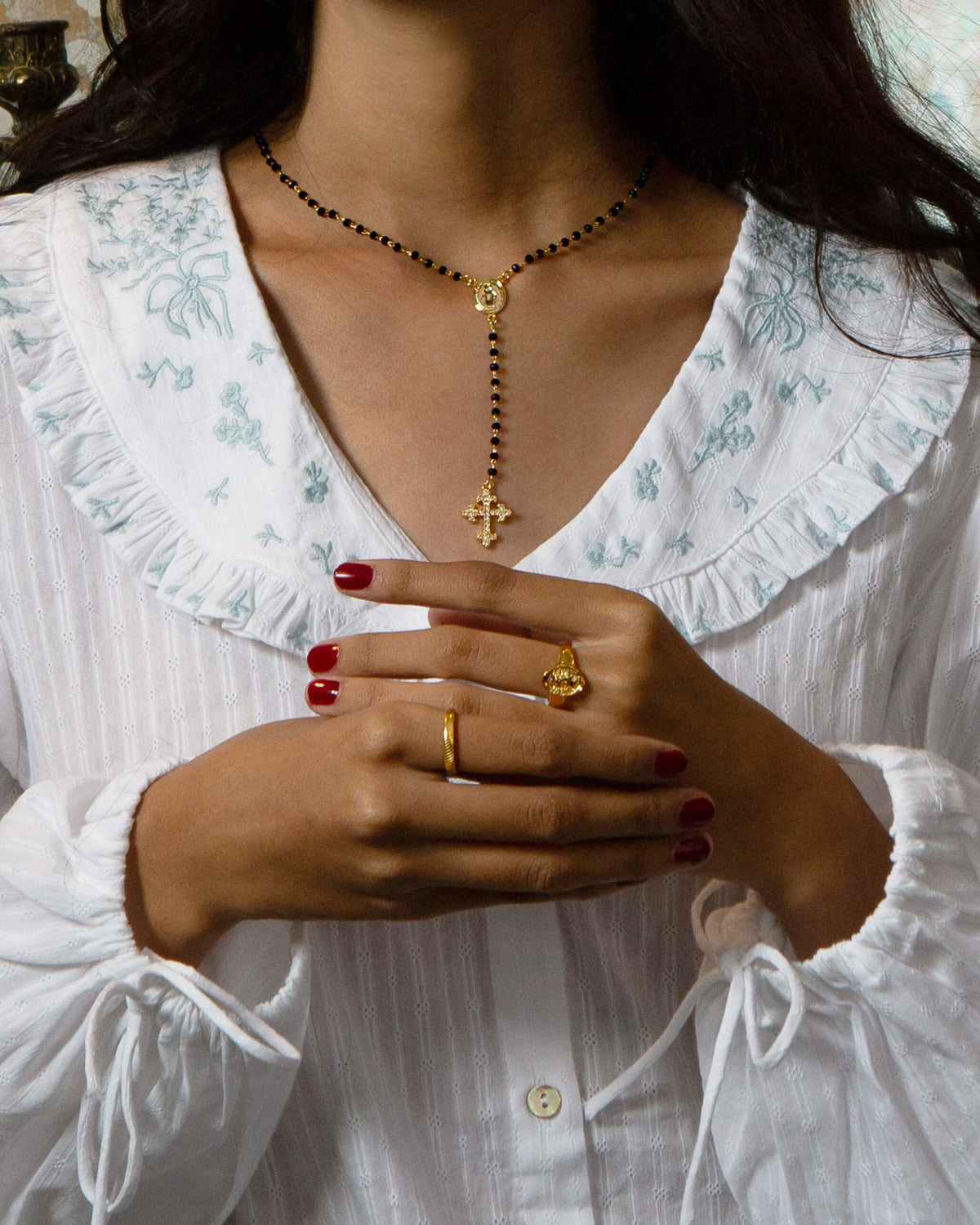 Gold Twill Ring