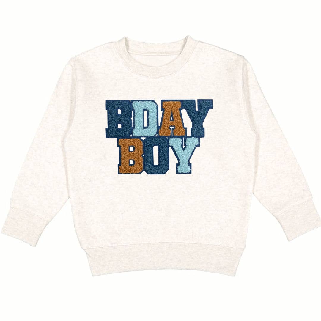 Birthday Boy Patch Sweatshirt