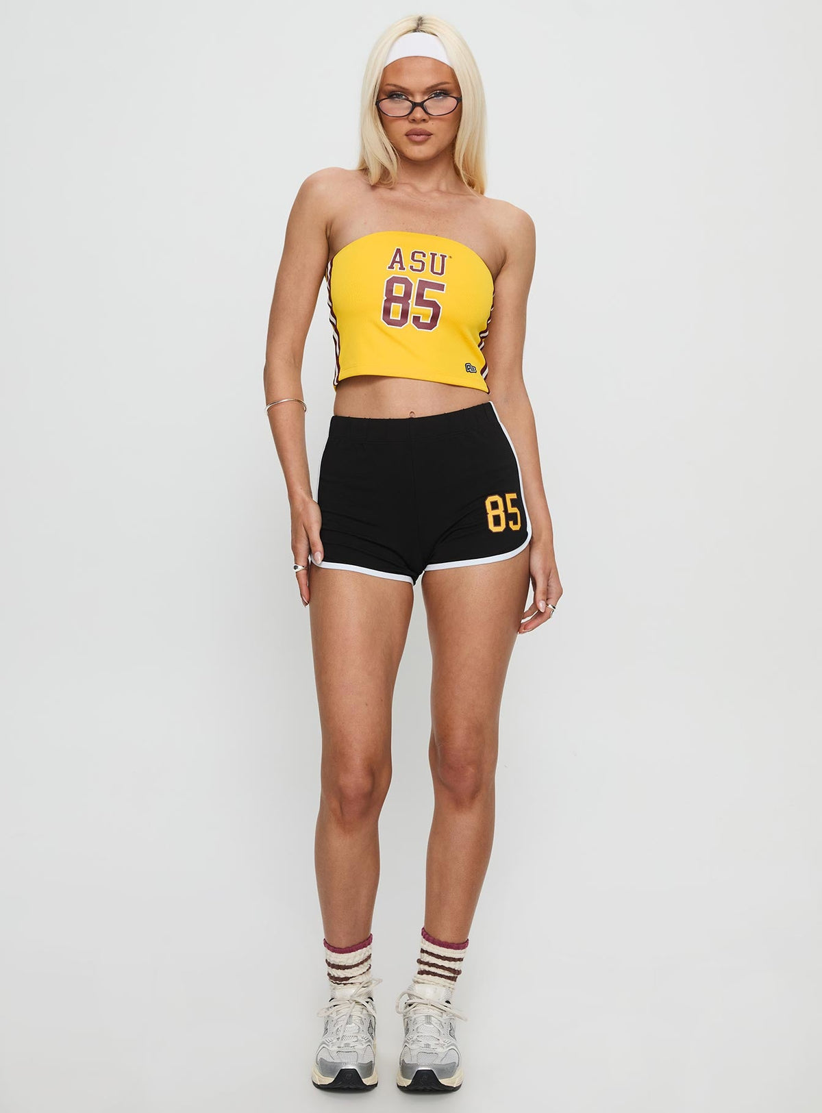 ASU Jersey Tube Top Gold