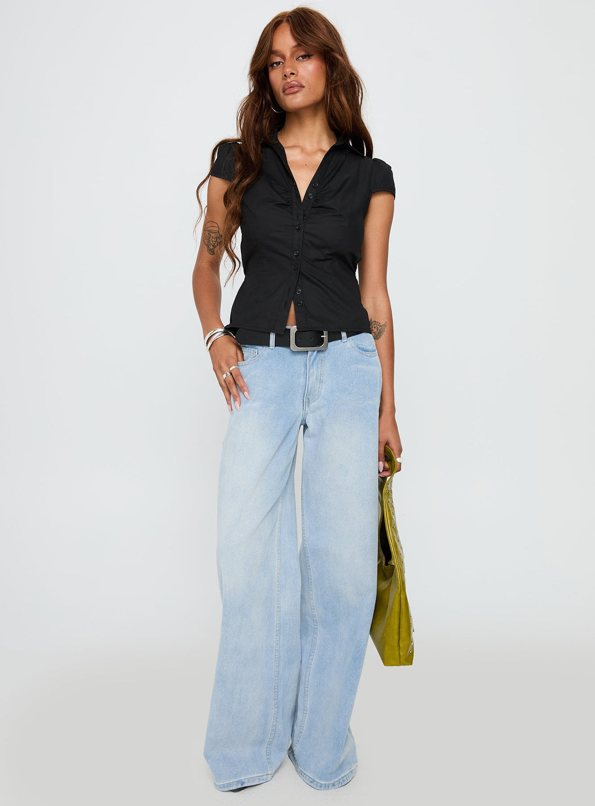 Arianwyn Short Sleeve Shirt Black