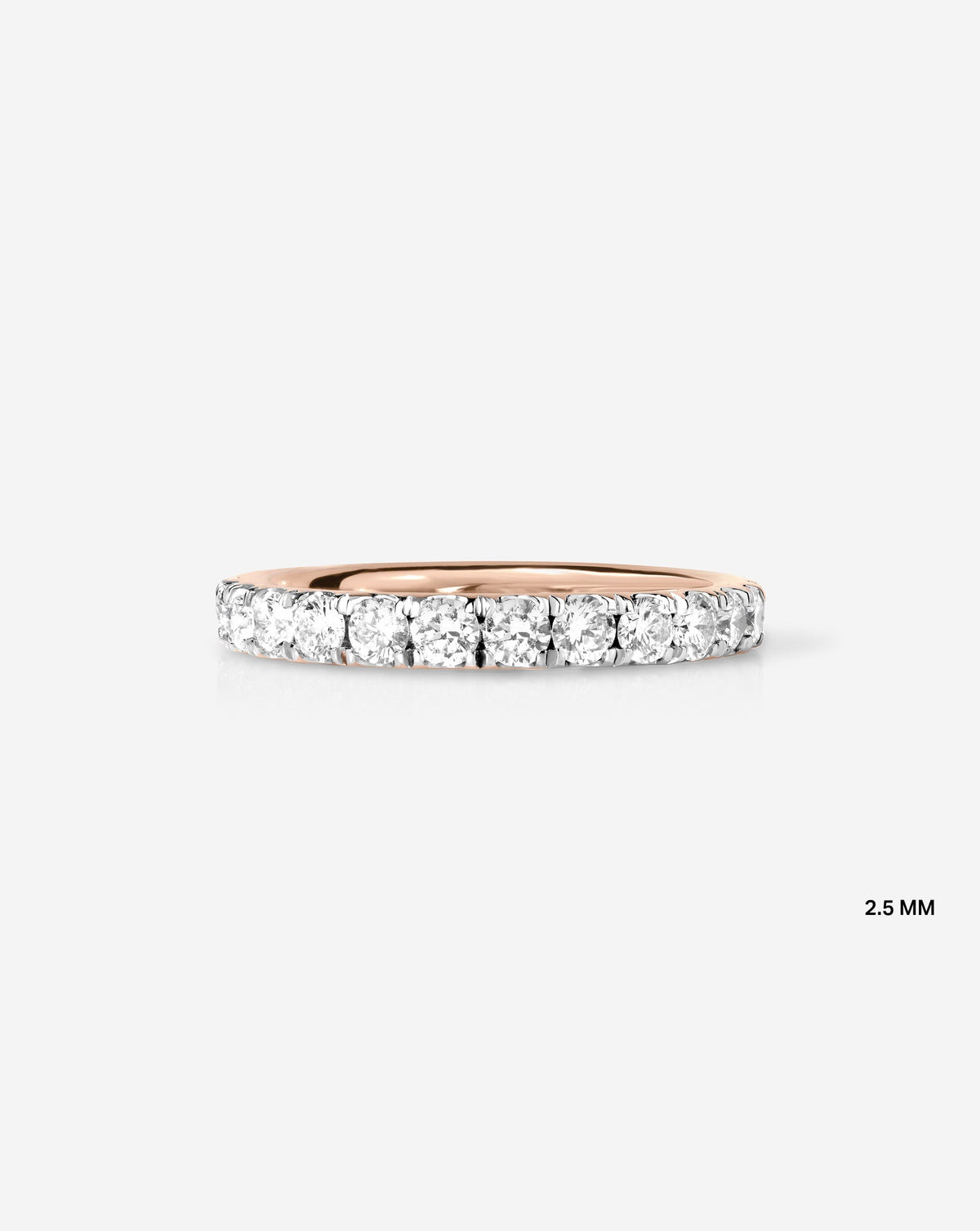 2.5 mm Classic Diamond Ring