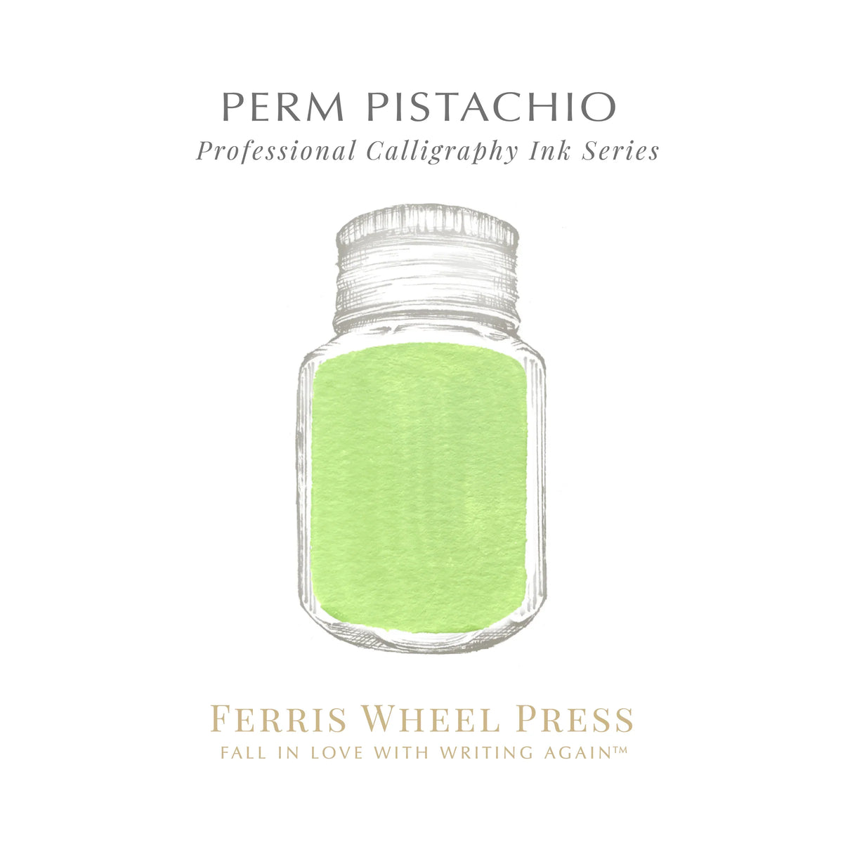 Ferris Wheel Press - Calligraphy Ink - Perm Pistachio