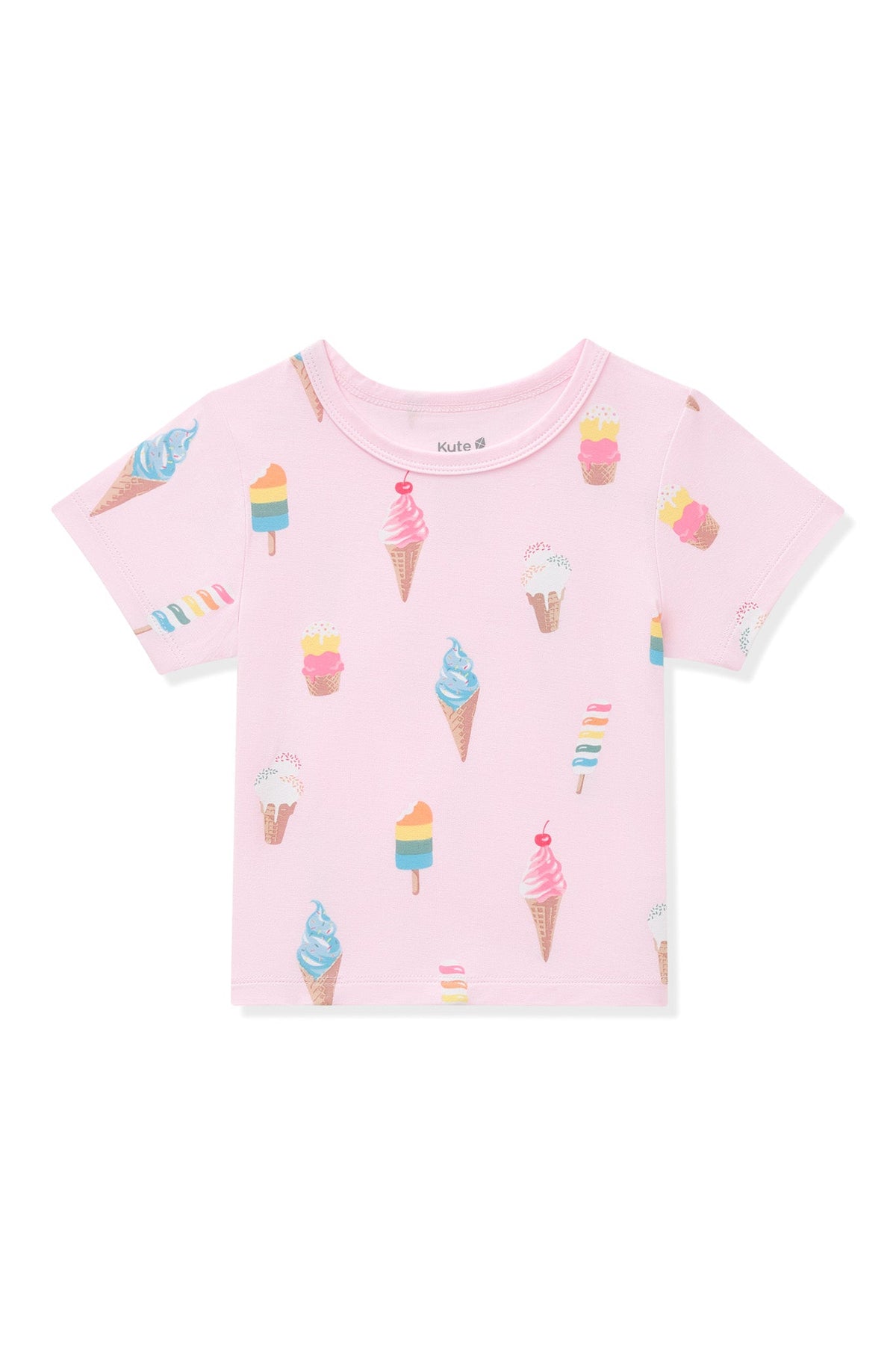 Toddler Basic Tee in Sakura Ice Cream