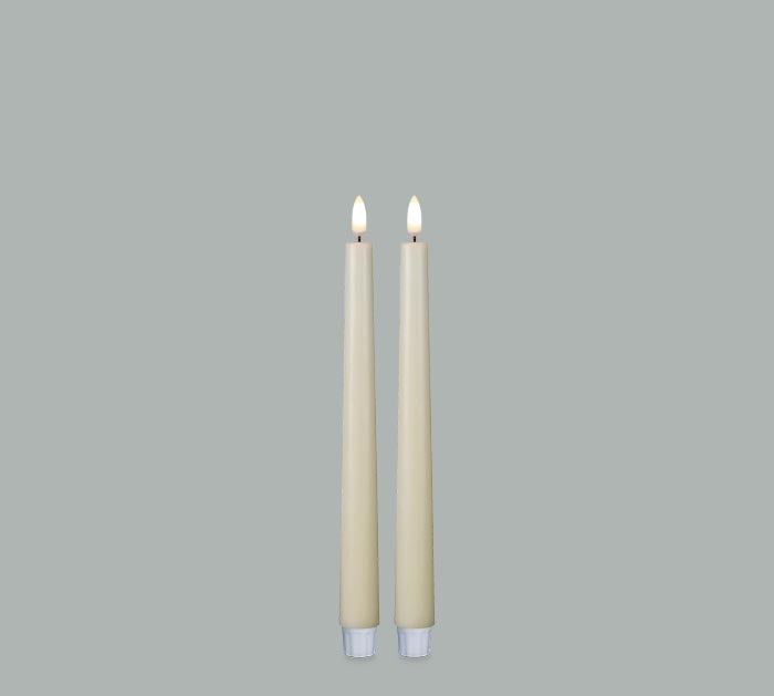 Candle Patria 11” Ivory Tapered (set of 2)