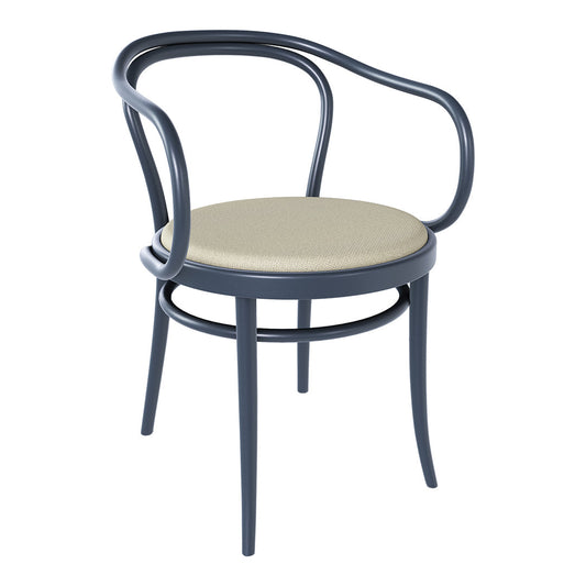Armchair 30 - Seat Upholstered - Beech Pigment Frame