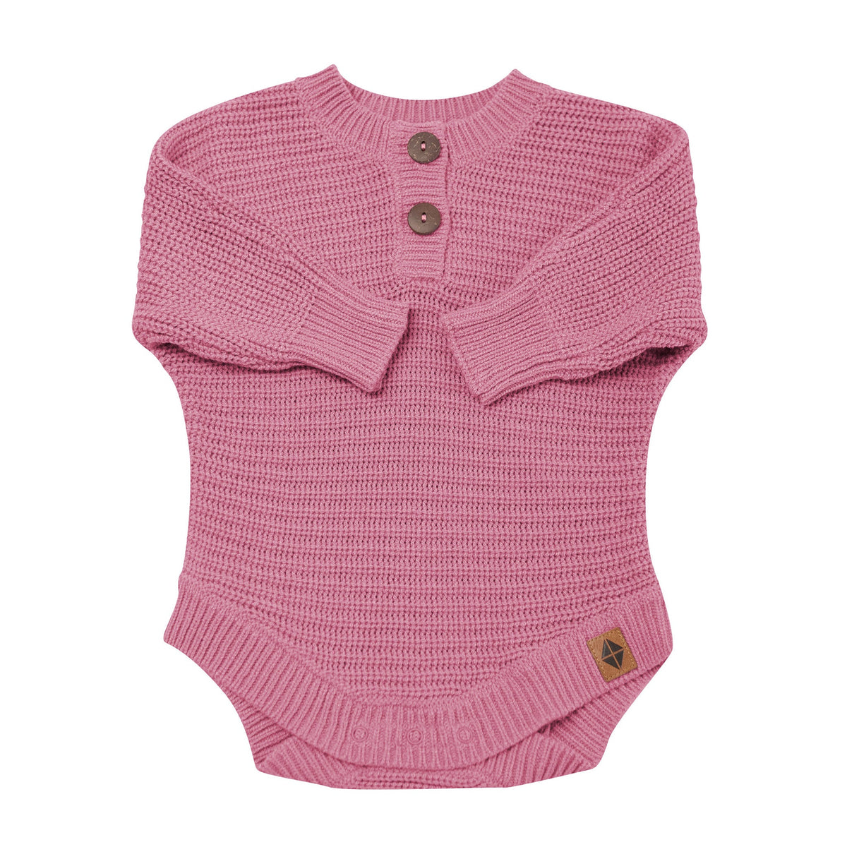 Chunky Knit Romper in Apple Blossom