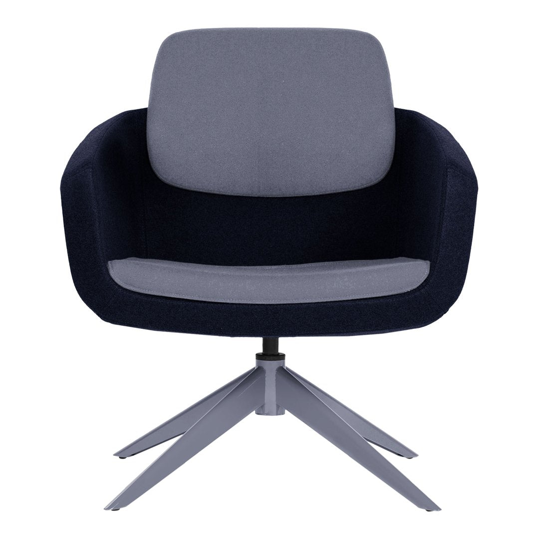 Arca Lounge Armchair - Steel Base