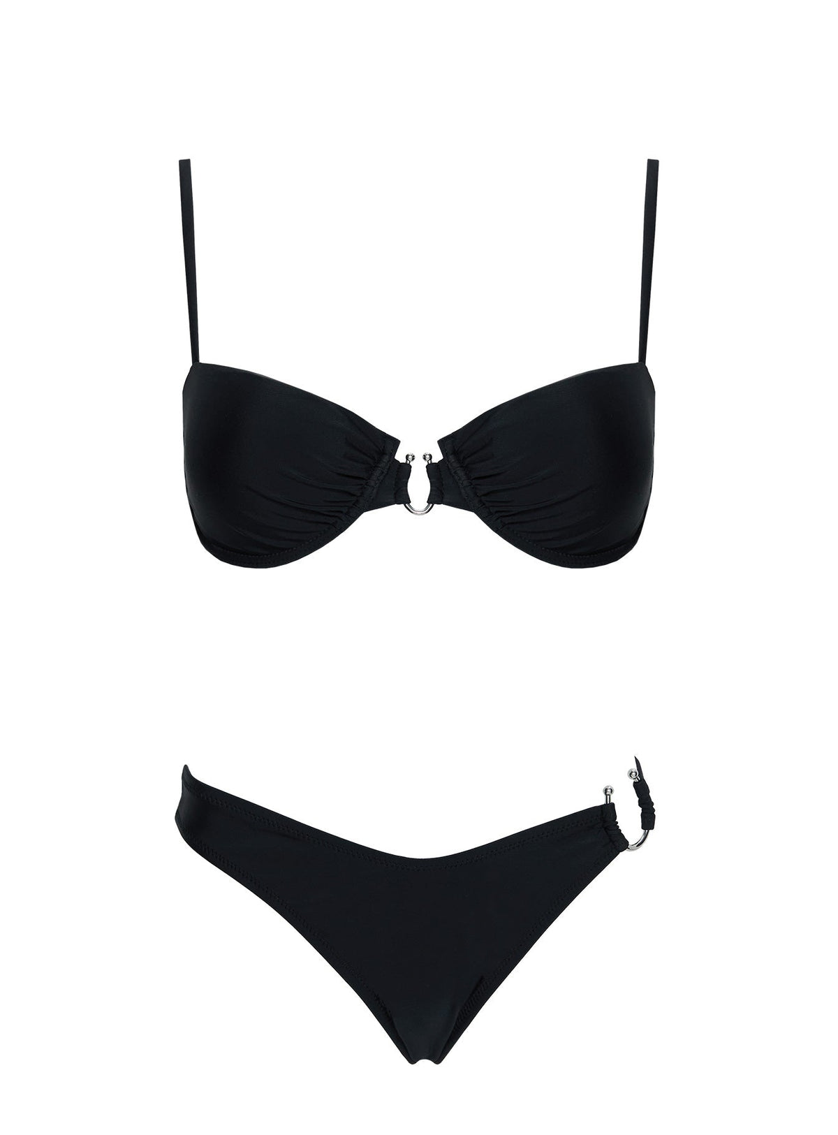 Alexea Underwire Bikini Top Black