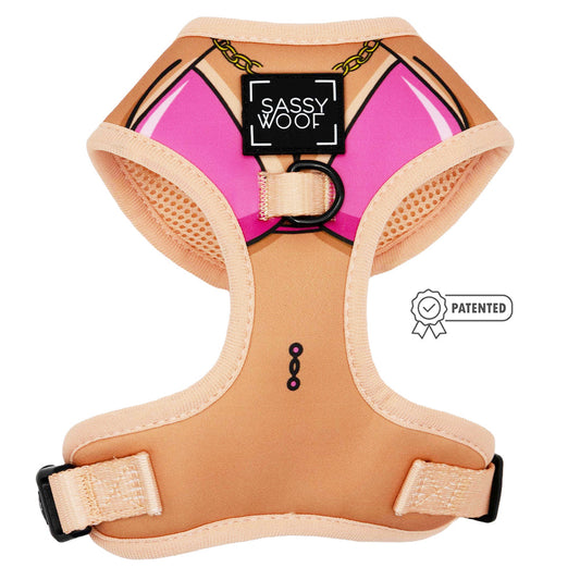Dog Adjustable Harness - Bikini Bod
