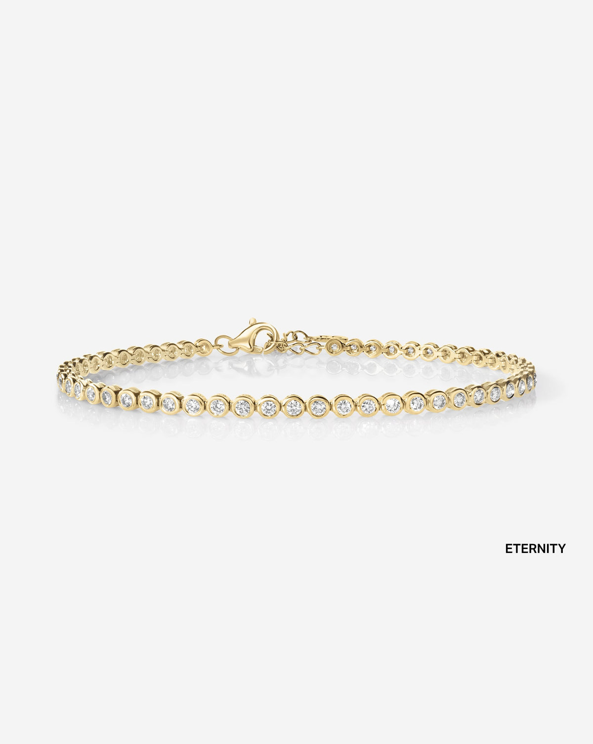 Bezel Mini Diamond Tennis Bracelet