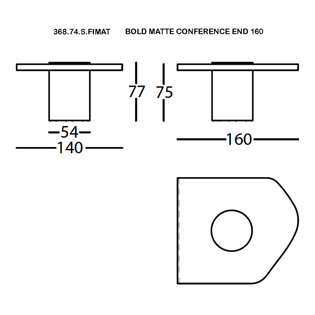 Bold Modular Conference Table - Matte Lacquered