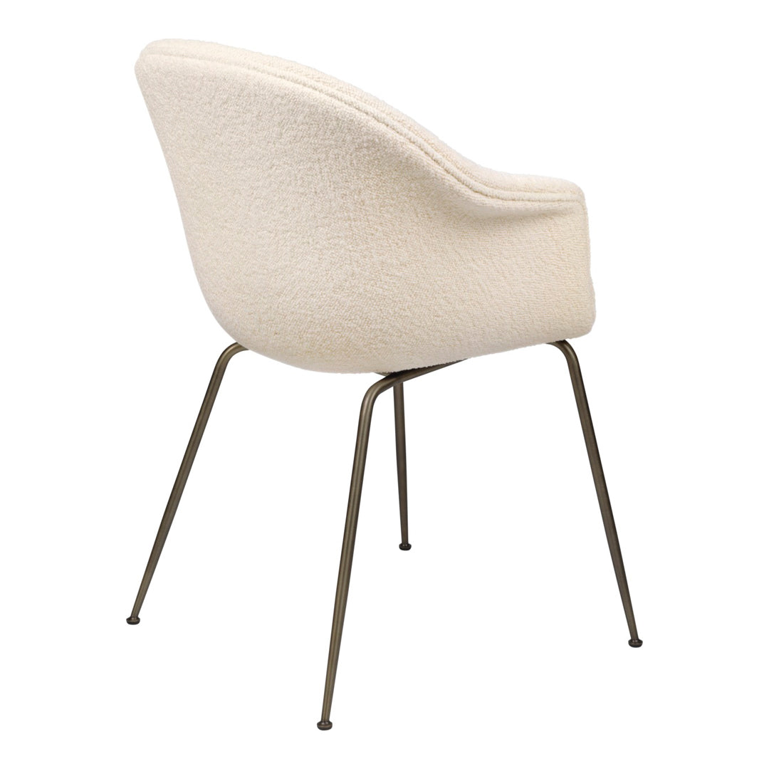 Bat Dining Chair - Conic Base - Fully Upholstered