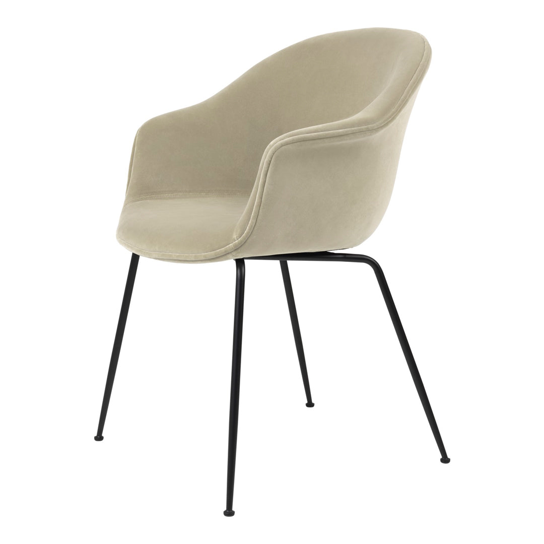 Bat Dining Chair - Conic Base - Fully Upholstered