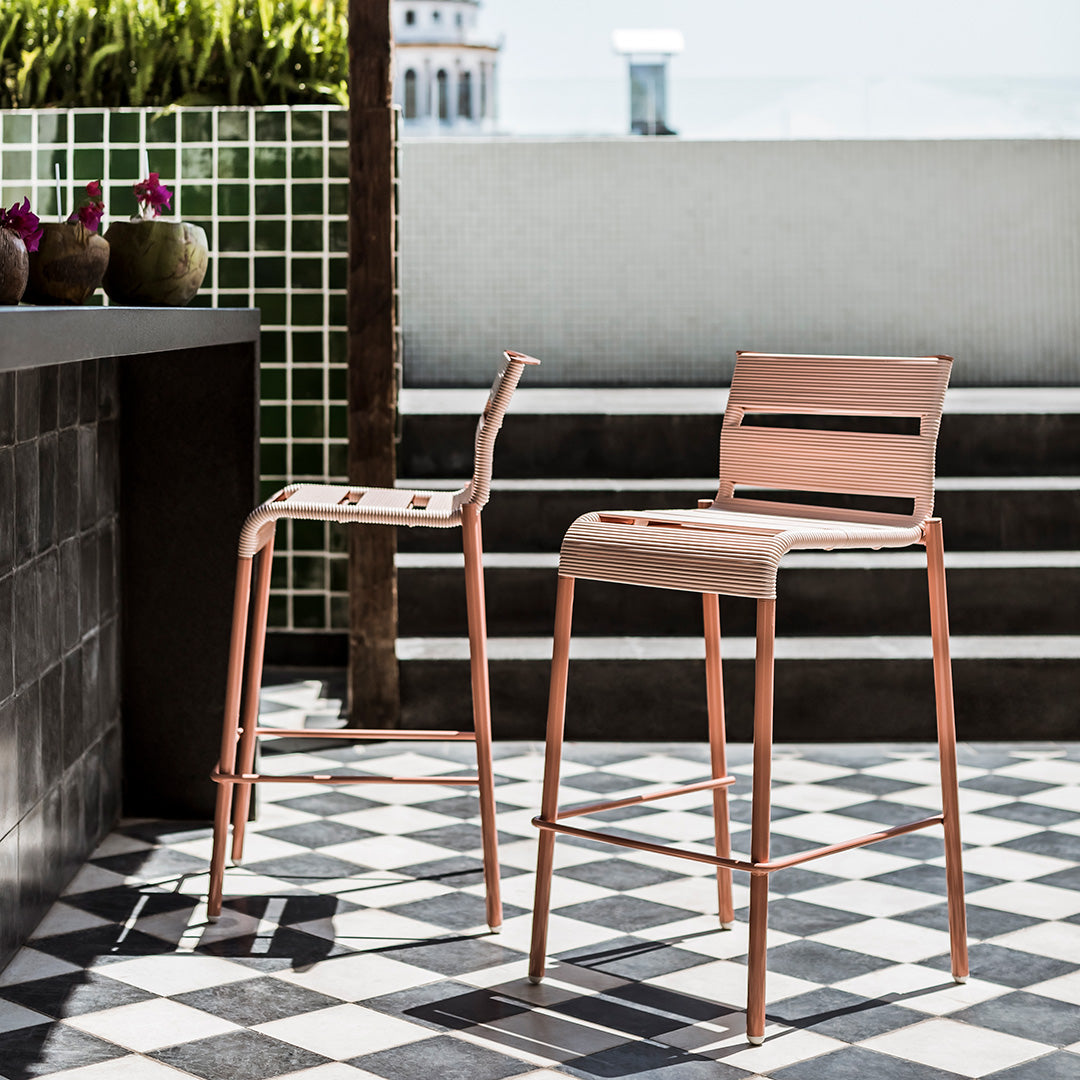 Barcelonette Outdoor Counter Stool