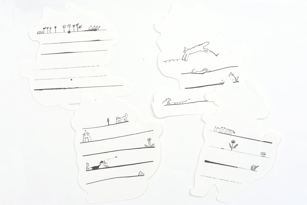 Classiky - Toranekobonbon Cat Cutout Message Cards