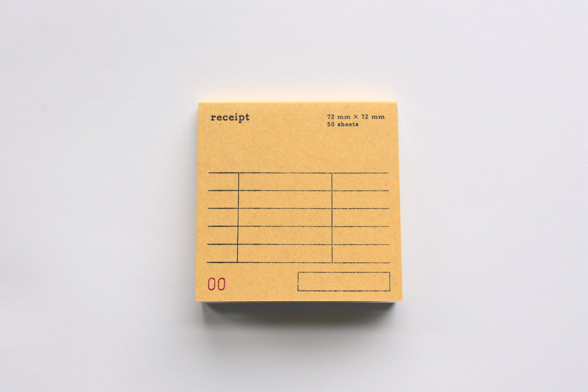 Classiky - Drop Around Receipt Pad