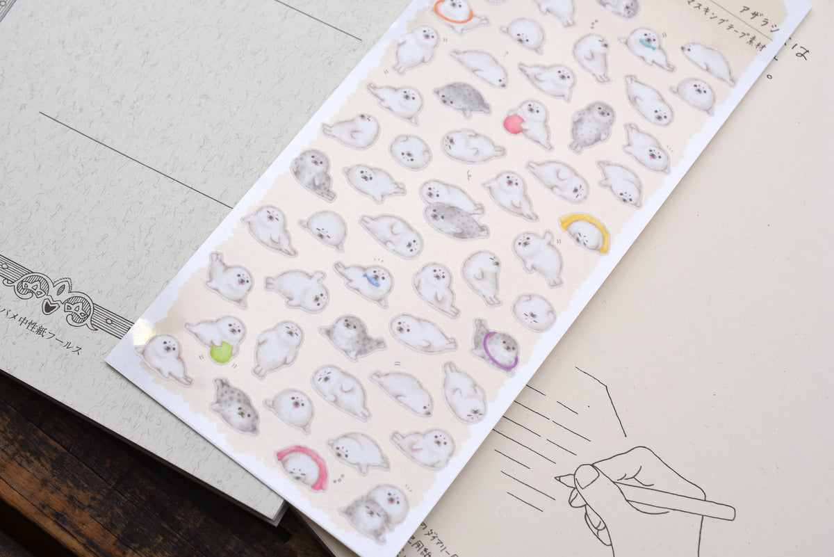 Chunky Animals Washi Stickers - Seals