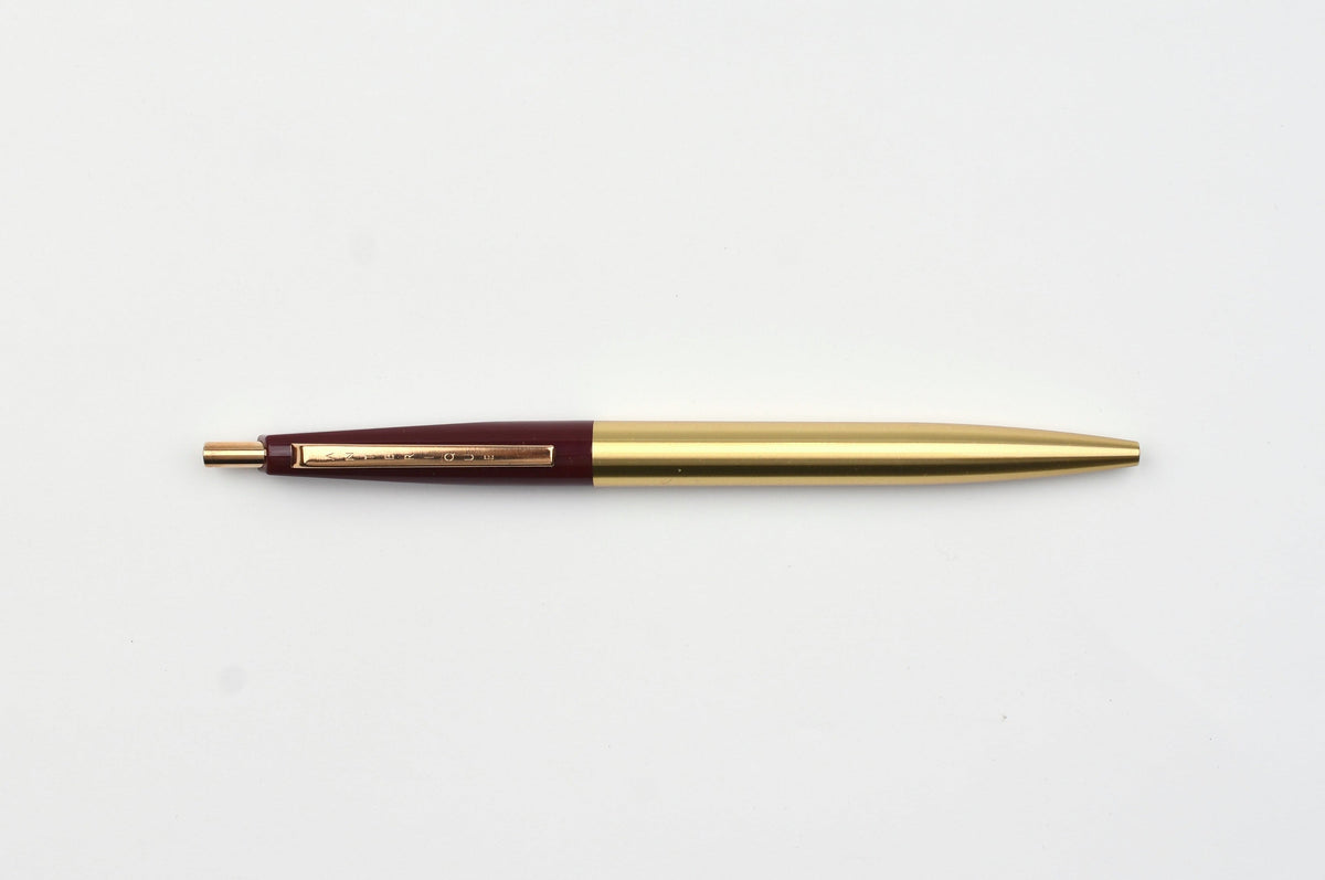 Anterique Stationers Ultra-Low Viscosity Ballpoint Pen - 0.5mm - Brass Edition