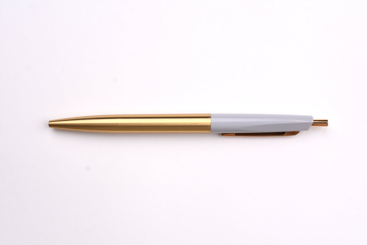 Anterique Stationers Ultra-Low Viscosity Ballpoint Pen - 0.5mm - Brass Edition