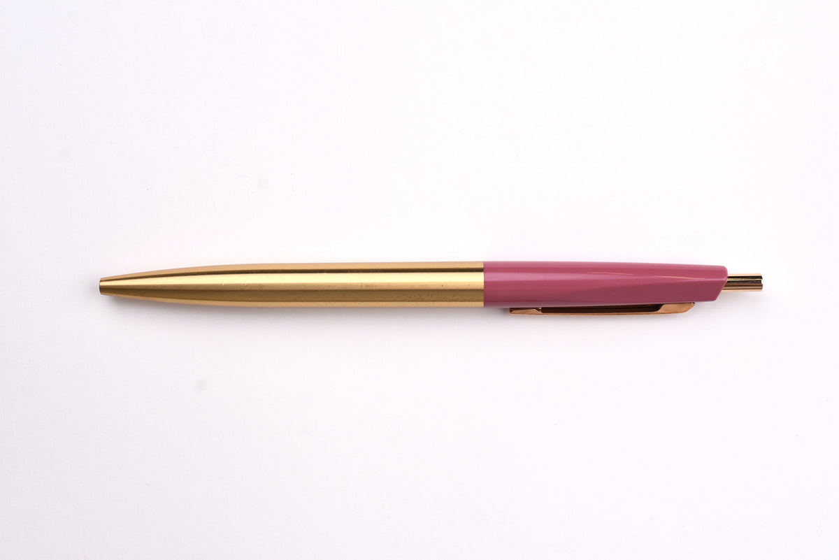 Anterique Stationers Ultra-Low Viscosity Ballpoint Pen - 0.5mm - Brass Edition