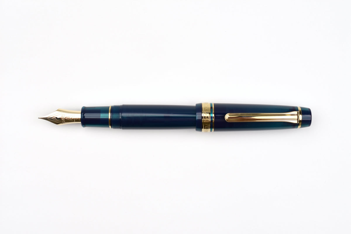 BUNGUBOX Original Oversized Fountain Pen - Fujiyama Blue