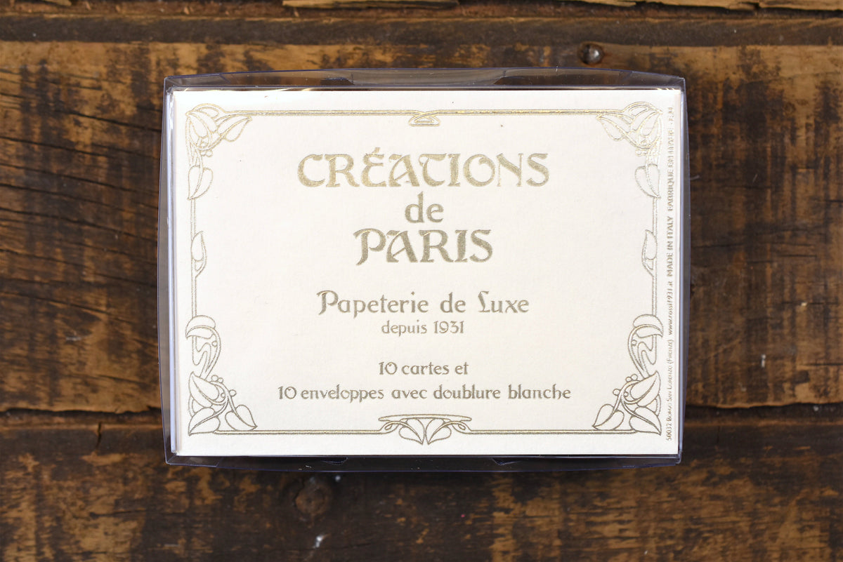 Créations de Paris Deckled 10 Note Card Boxed Set (Small)