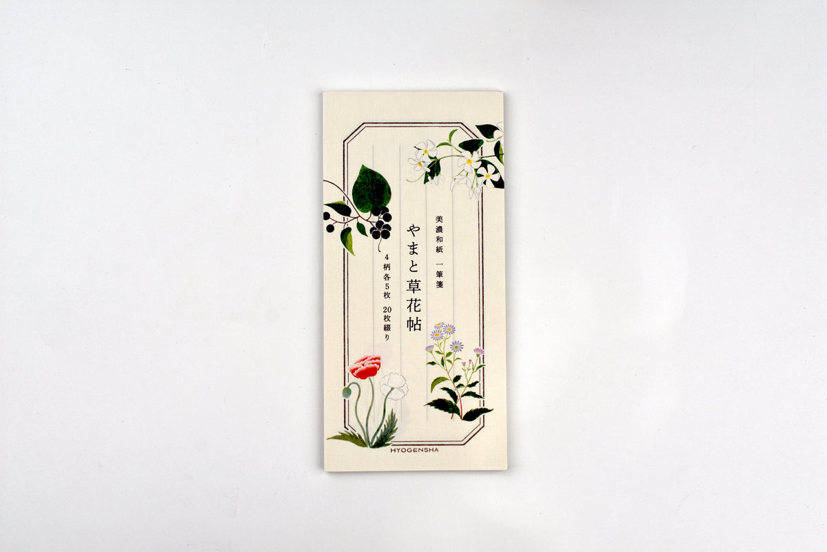 Cozyca - Shikanone - Notepad - Yamato Flower Book - Vertical Ruled