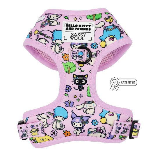 Dog Adjustable Harness - Hello Kitty® & Friends Flower Festival