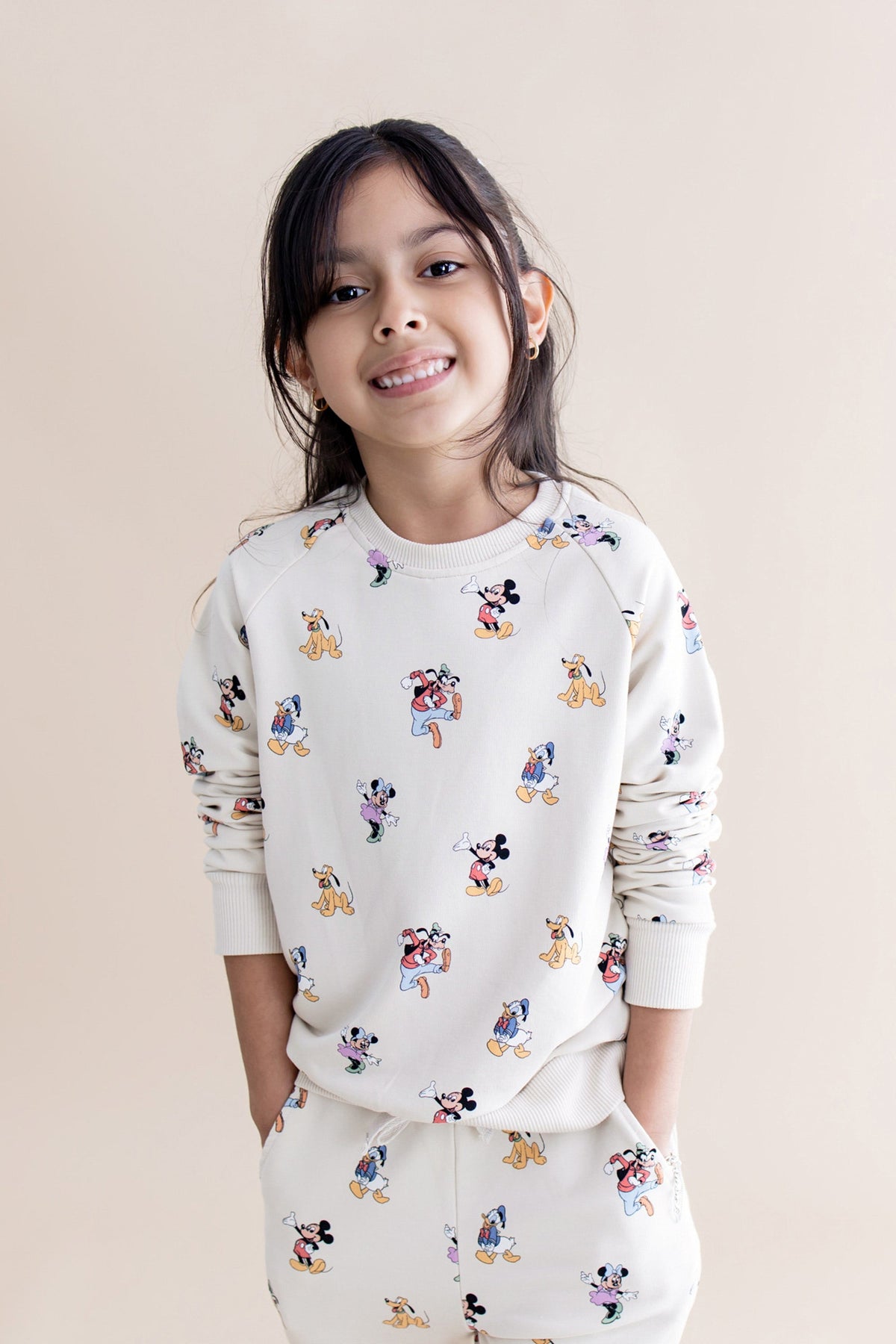 Long Sleeve Jogger Set in Mickey Mouse and Friends
