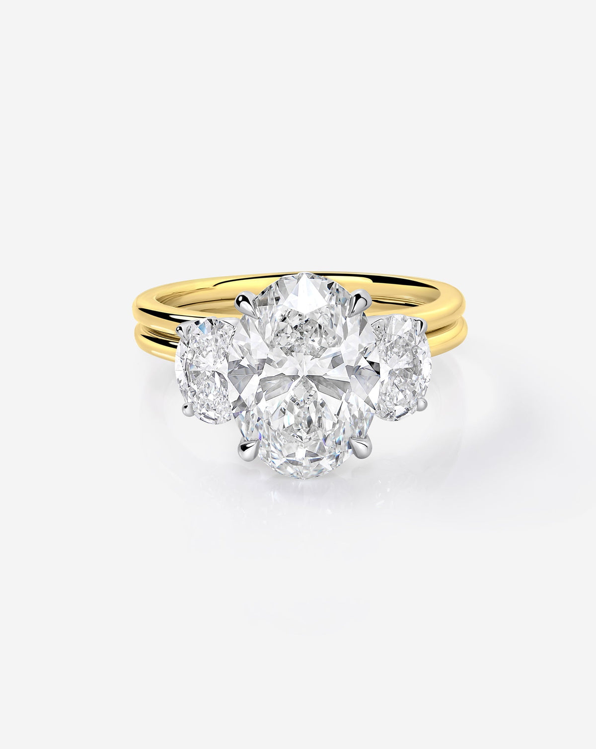 4.06 Oval Lab Diamond in Whisper Thin® Embrace