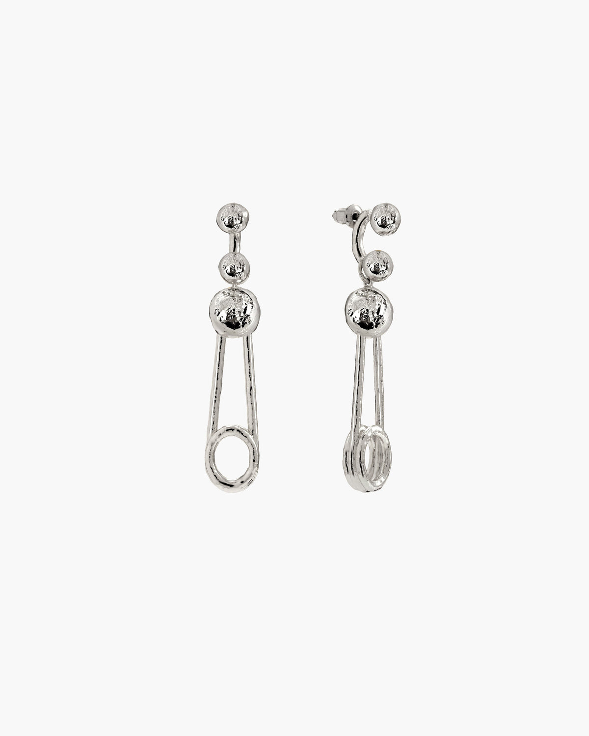 Trea Earrings in Silver