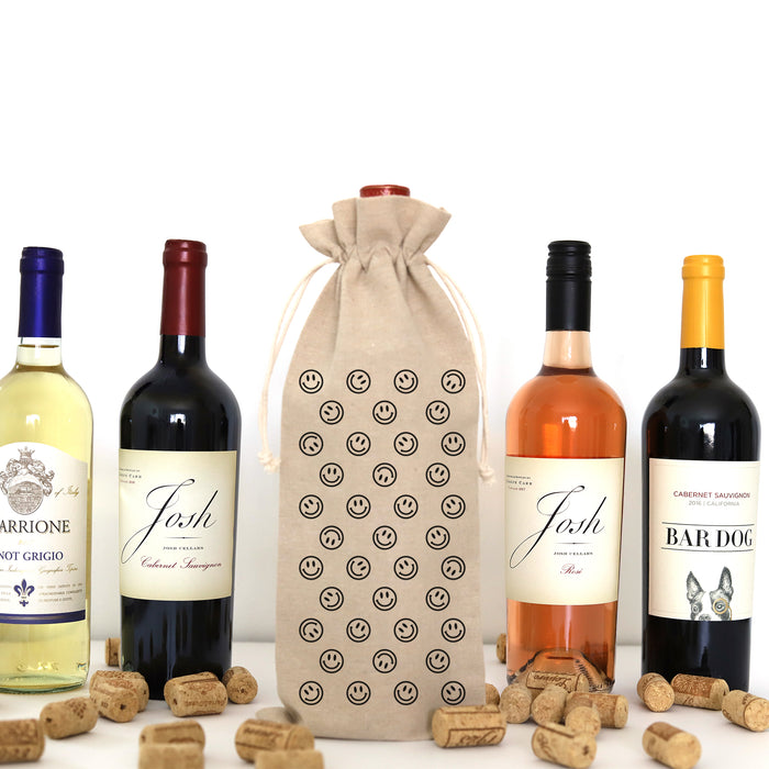 ALL SMILES - WINE BAG