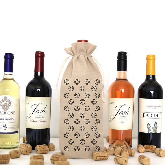 ALL SMILES - WINE BAG