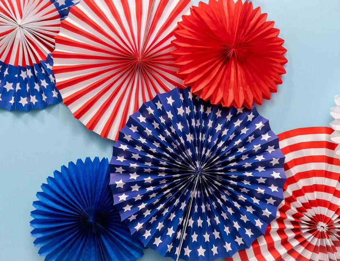 American Flag Pinwheel Background For Holiday Photography Fabric Backdrop Shopbackdrop