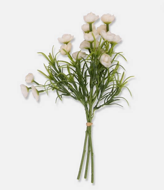 ARTIFICIAL HELLEBORE BUNCH - WHITE - IN STORE PICK UP ONLY!