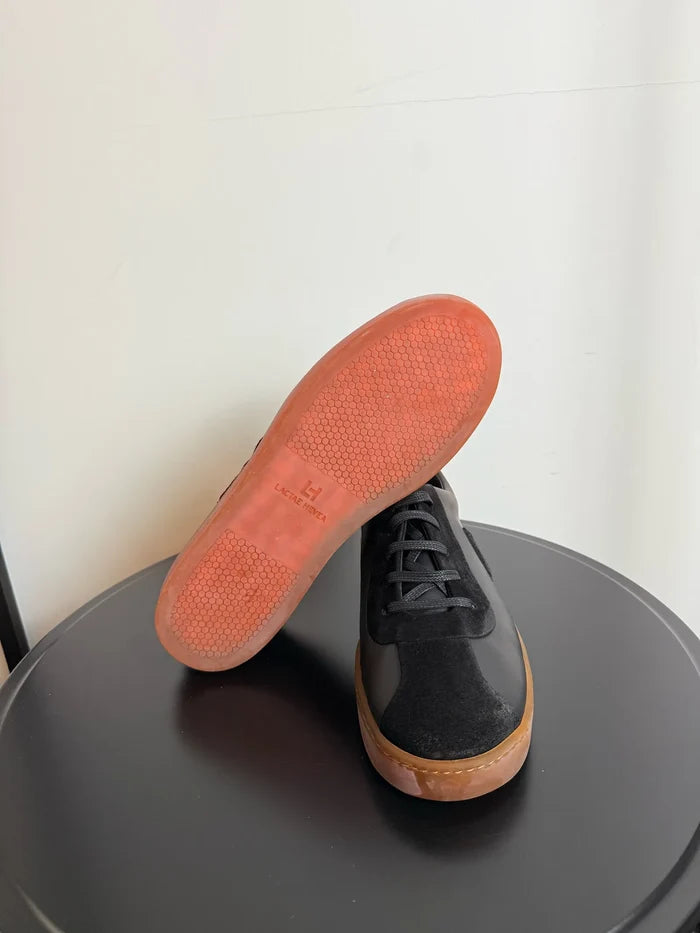 Blankens The Elin Black-skinnsneakers