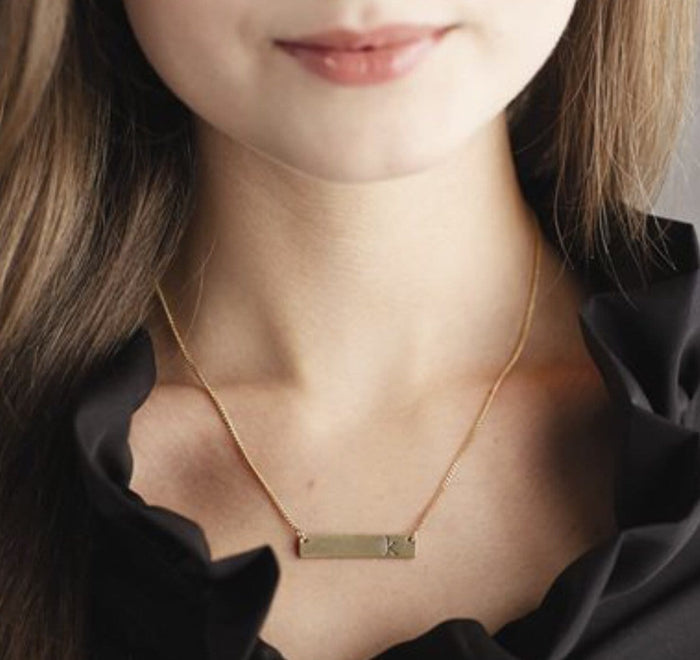CHELSEA INITIAL Necklace Mud Pie Necklace
