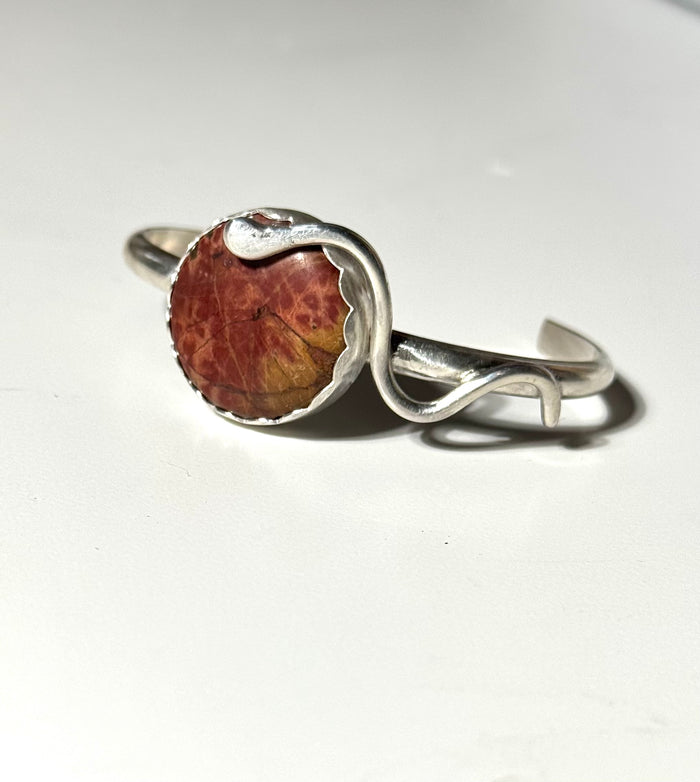 Cherry Creek Jasper Snake Cuff 122