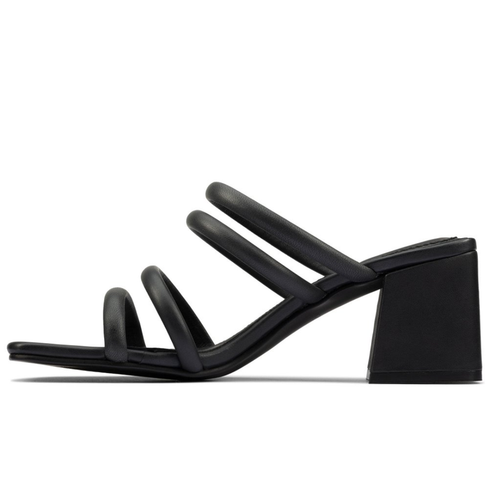 Clarks Women’s Sheer65 Mule Heeled Sandals Black