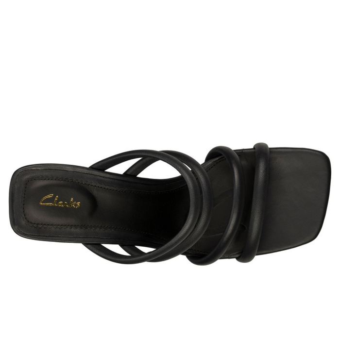 Clarks Women’s Sheer65 Mule Heeled Sandals Black