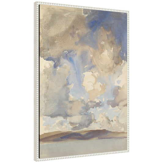 Clouds canvas reproduction after John Singer Sargent, front view
